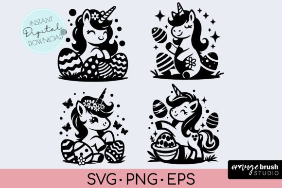 Download Easter Unicorn SVG Kids Easter SVG Files - Kids Collection