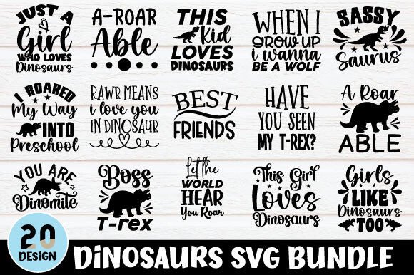 Download Dinosaurs Svg Bundle - Dinosaurs svg Collection