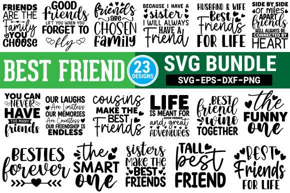 Download Best Friend SVG Bundle - Premium Resources