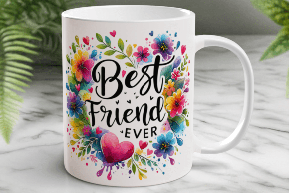 Download Best Friend Ever Mug Sublimation Png - Friend Collection