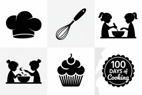 Download Kids Cooking SVG Bundle Chef Hat Whisk - Kids Collection