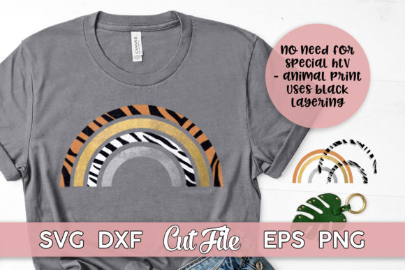 Download Tiger Print Rainbow SVG | Jungle Theme - Jungle theme Collection