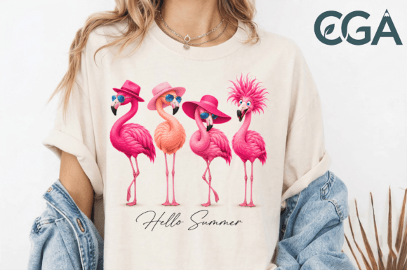 Download Pink Flamingo Beach Vacation Png - Vacation Collection