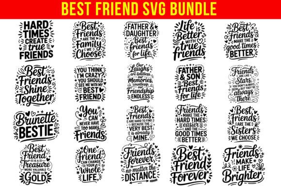 Download 20 Best Friend SVG Bundle - Friend Collection