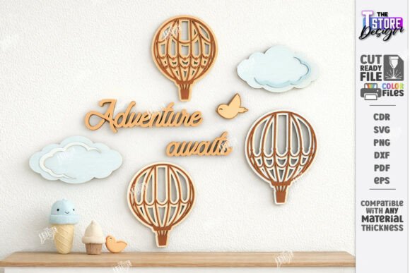 Download Nursery Wall Decor Laser Cut |Kids Laser - Kids Collection