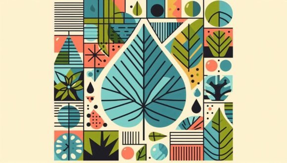 Download Leaf Grid in Jungle Theme – Pop Cubism - Jungle theme Collection